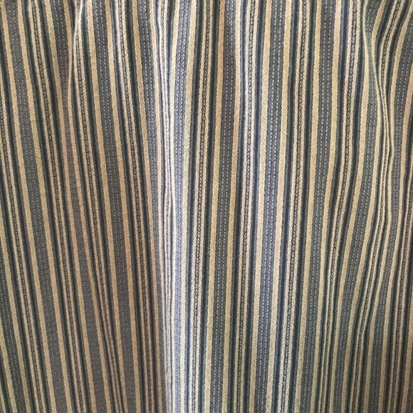 Van Heusen Men’s Shirt: Vintage Button-Down Long Sleeves Brown Stripes, Size L - Picture 8 of 9
